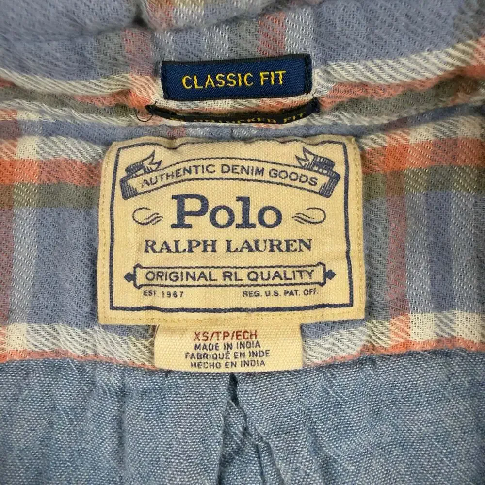 Polo Ralph Lauren Classic Fit‎ Plaid Button-Down Shirt